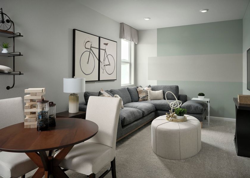 Representative furnished interior of a home built from the D by Tri Pointe Homes in Westside Crossing, Berthoud (Image 13).