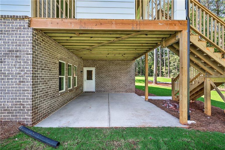 Front exterior of a new home in , Cumming, GA, highlighting curb appeal (Image 29).