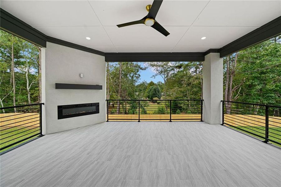 Exterior details and patio area of a home in , Buford (Image 35).