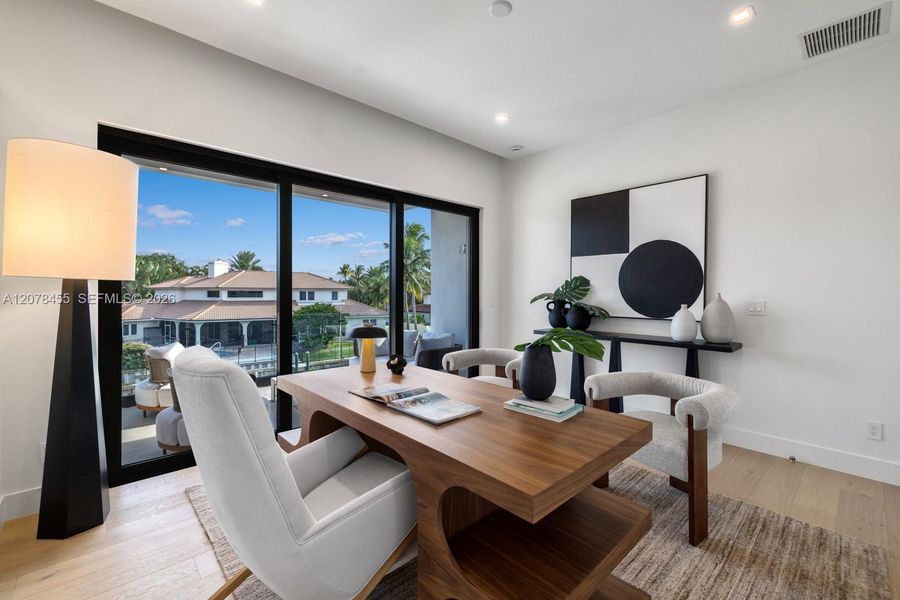 Furnished interior view inside a new home in , Boca Raton (Image 53).