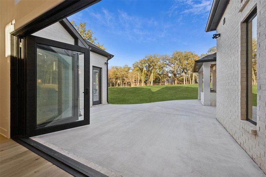 Exterior details and patio area of a home in , Flower Mound (Image 22).