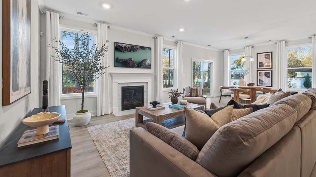 Furnished interior view inside a new home in Sylvan Creek, Denver (Image 10).
