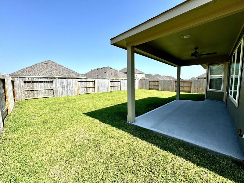 Exterior details and patio area of a home in , Cypress (Image 3).