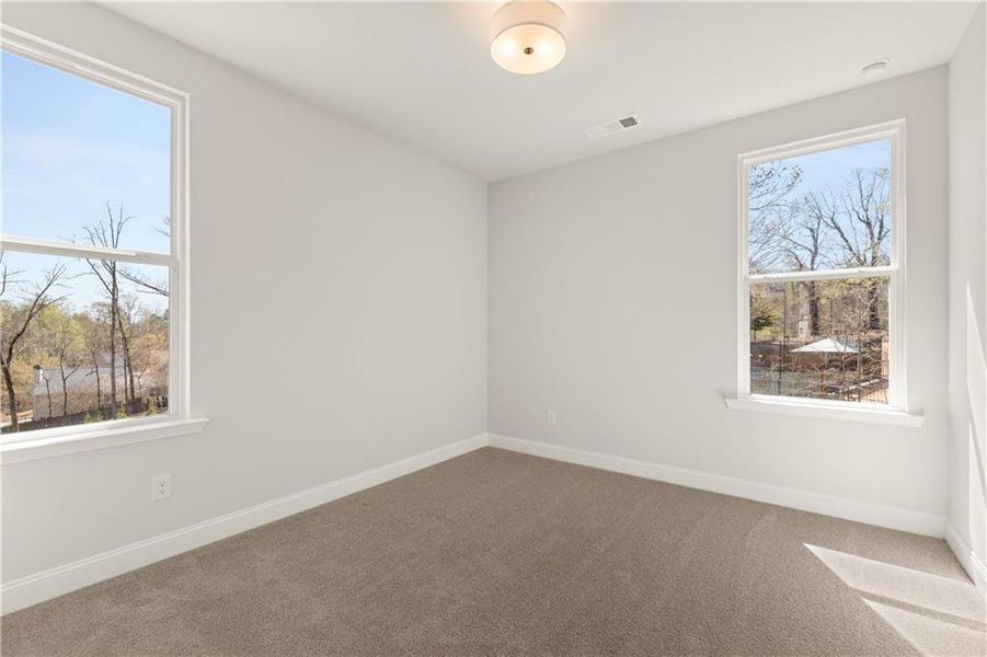 Spacious, unfurnished interior of a new home in Melody Lakeside Estates, Buford (Image 17). Spacious, unfurnished interior of a new home in Melody Lakeside Estates, Buford (Image 17).