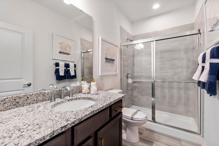 Representative furnished interior of a home built from the Pembrooke by Taylor Morrison in River Falls, Tega Cay (Image 28).