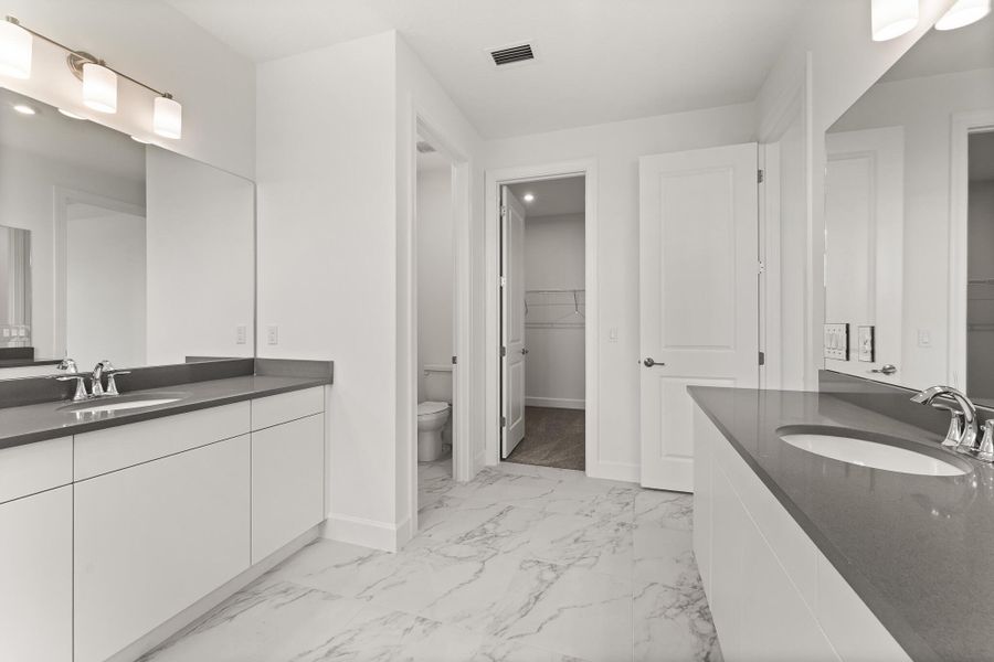 Furnished interior view inside a new home in Tradition - Seville, Port St. Lucie (Image 4). Furnished interior view inside a new home in Tradition - Seville, Port St. Lucie (Image 4).