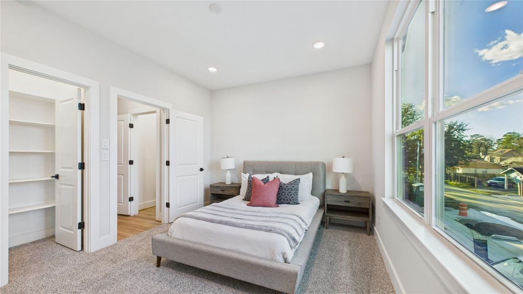 Furnished interior view inside a new home in , Houston (Image 26).