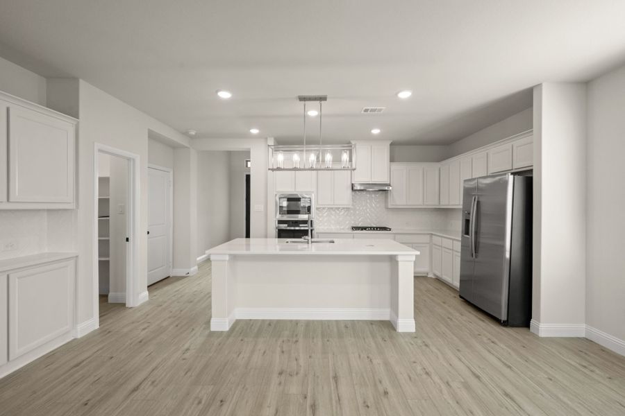 Furnished interior view inside a new home in Creekview Meadows, Pilot Point (Image 4).
