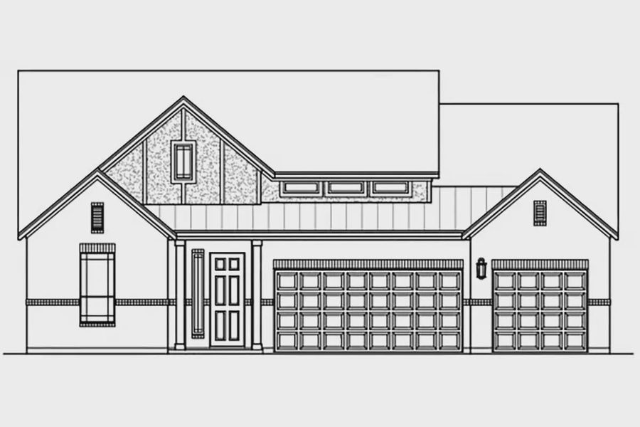 Representative rendering of the exterior for the Sydney by Chesmar Homes (Image 15).