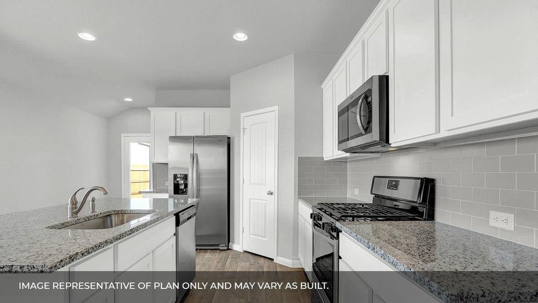 Furnished interior view inside a new home in Southgrove, Kyle (Image 4).