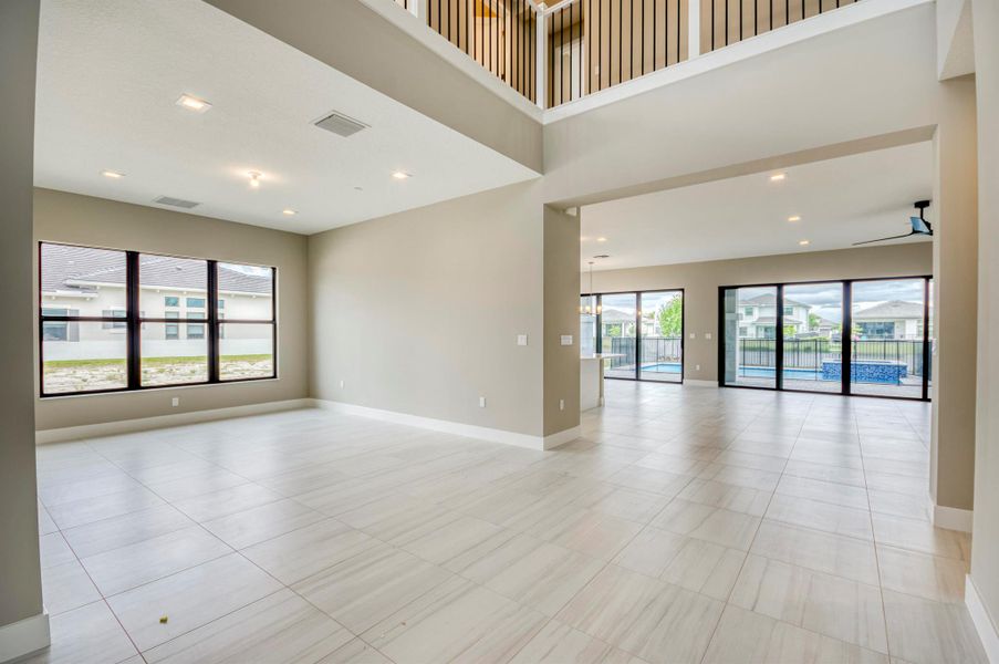 Furnished interior view inside a new home in Apex at Avenir, Palm Beach Gardens (Image 12).