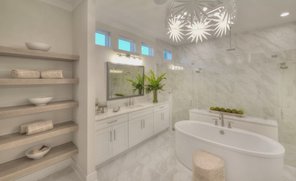 Furnished interior view inside a new home in Tidewater, Jacksonville (Image 15).