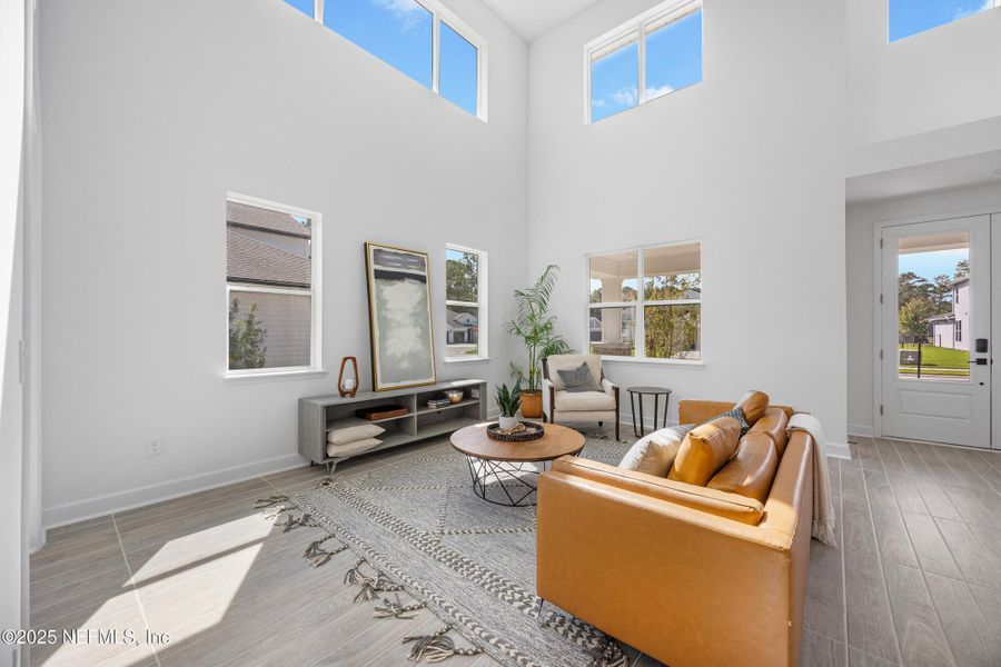 Furnished interior view inside a new home in , Jacksonville (Image 50). Furnished interior view inside a new home in , Jacksonville (Image 50).