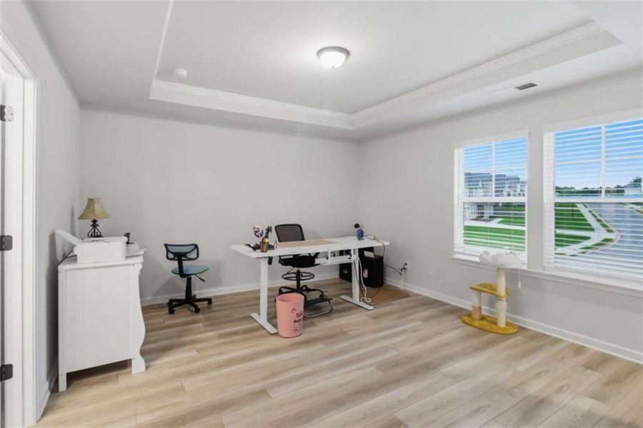 Furnished interior view inside a new home in Trinity Park, McDonough (Image 56).