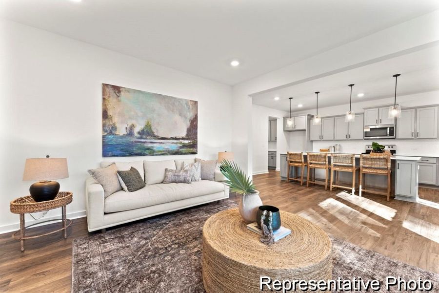 Furnished interior view inside a new home in Kensington, China Grove (Image 9).