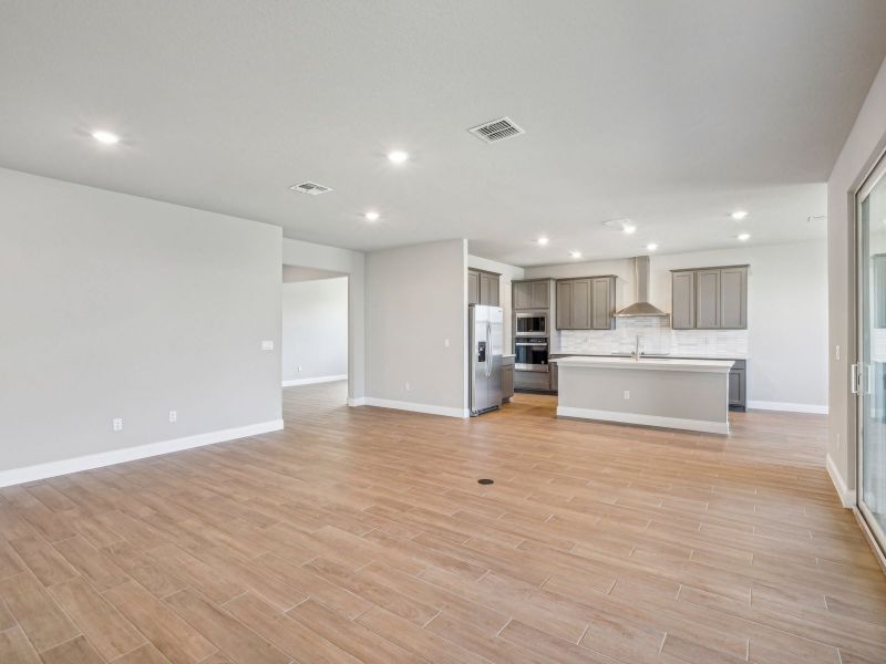 Great Room in the Onyx floorplan at 6406 NW Sweetwood Drive