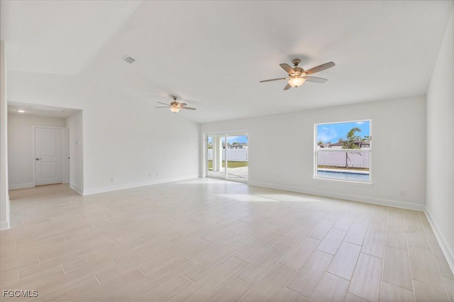 Spacious, unfurnished interior of a new home in Cape Coral, Cape Coral (Image 34). Spacious, unfurnished interior of a new home in Cape Coral, Cape Coral (Image 34).