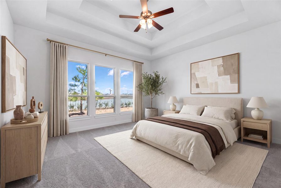 Virtually staged image; features, selections and colors may vary.