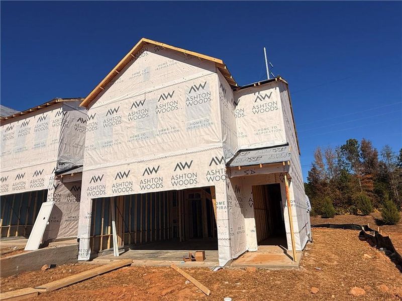 In-progress construction of a new home in Leydenview, Mableton, GA (Image 37).
