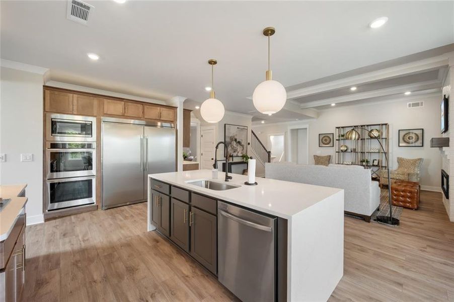 Furnished interior view inside a new home in Rosewood Lake Estates, Hoschton (Image 27).