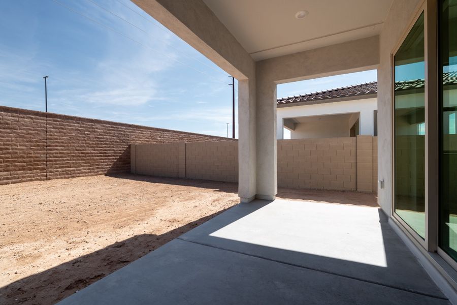 Exterior details and patio area of a home in Waterston Central, Gilbert (Image 2). Exterior details and patio area of a home in Waterston Central, Gilbert (Image 2).