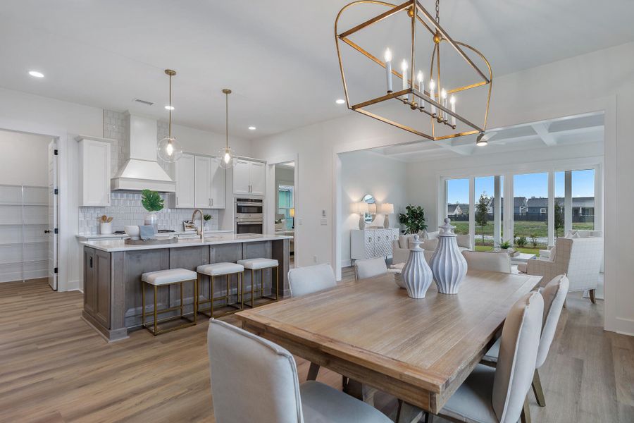 Furnished interior view inside a new home in , Summerville (Image 7).