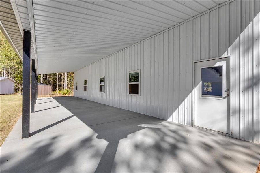 Exterior details and patio area of a home in , Greenville (Image 23). Exterior details and patio area of a home in , Greenville (Image 23).