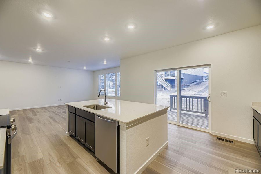 Furnished interior view inside a new home in Ken-Caryl Ranch, Littleton (Image 5).