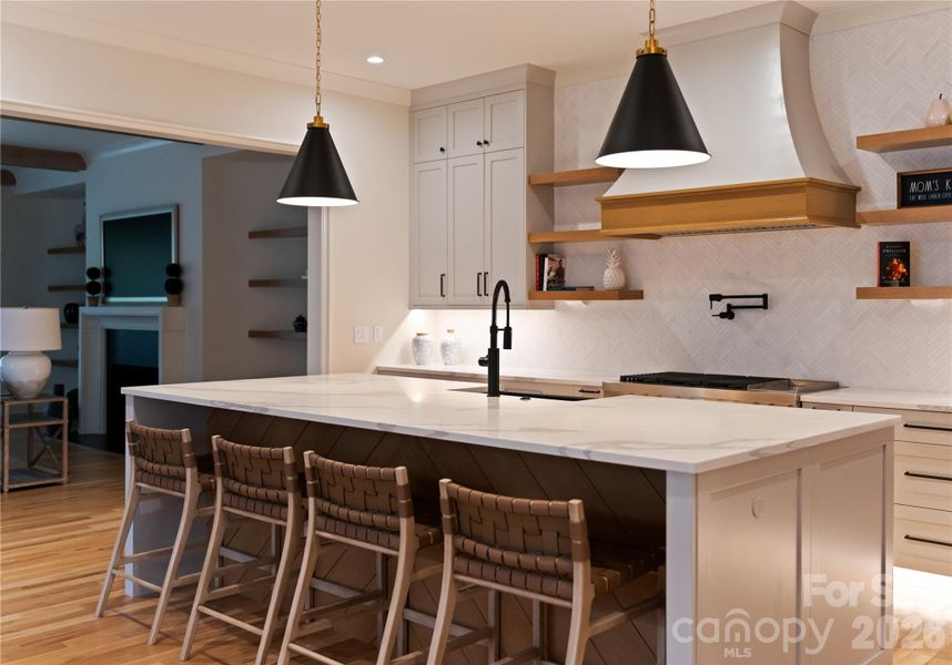 Furnished interior view inside a new home in , Charlotte (Image 40).