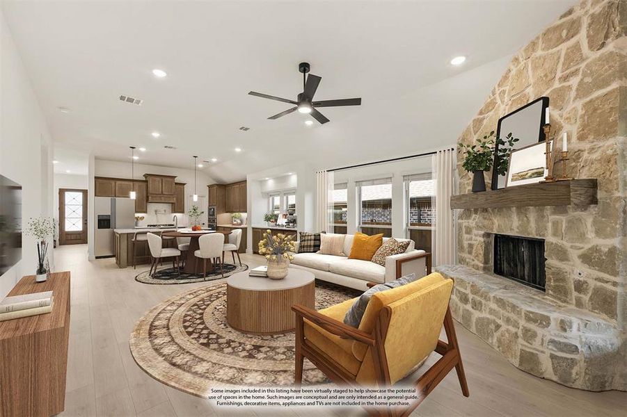 Furnished interior view inside a new home in Meadow Vista 60-65, Anna (Image 16).