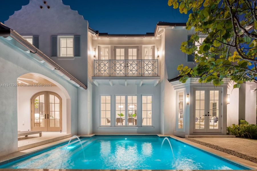 Exterior details and patio area of a home in , Palm Beach (Image 43). Exterior details and patio area of a home in , Palm Beach (Image 43).