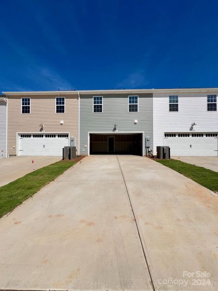 Spacious 2 car rear entry garages