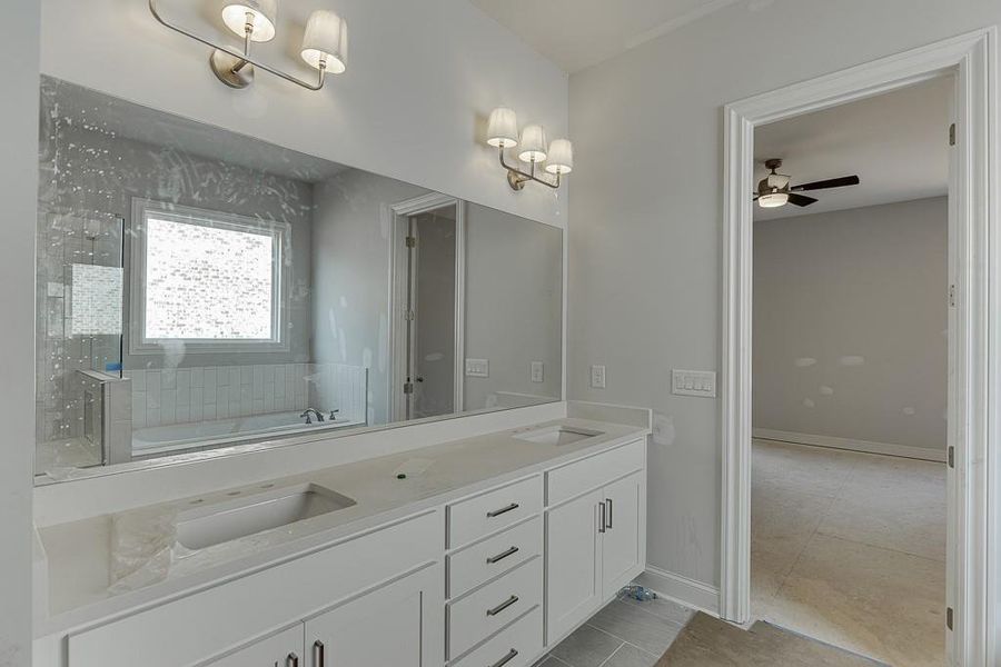 Furnished interior view inside a new home in , Buford (Image 11).