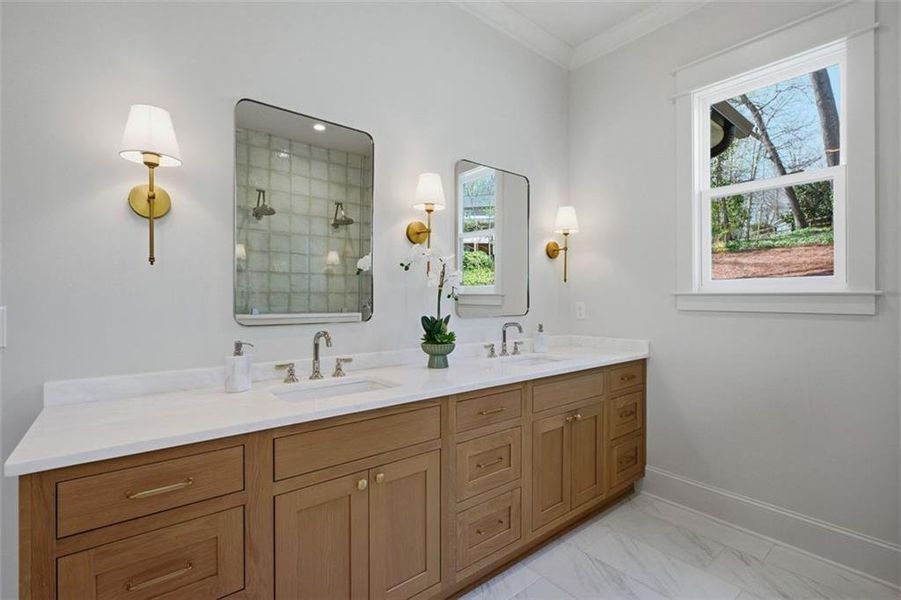 Furnished interior view inside a new home in , Marietta (Image 14).