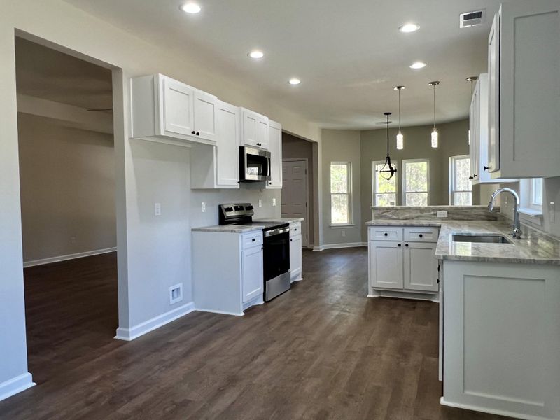 Furnished interior view inside a new home in , McClellanville (Image 6).