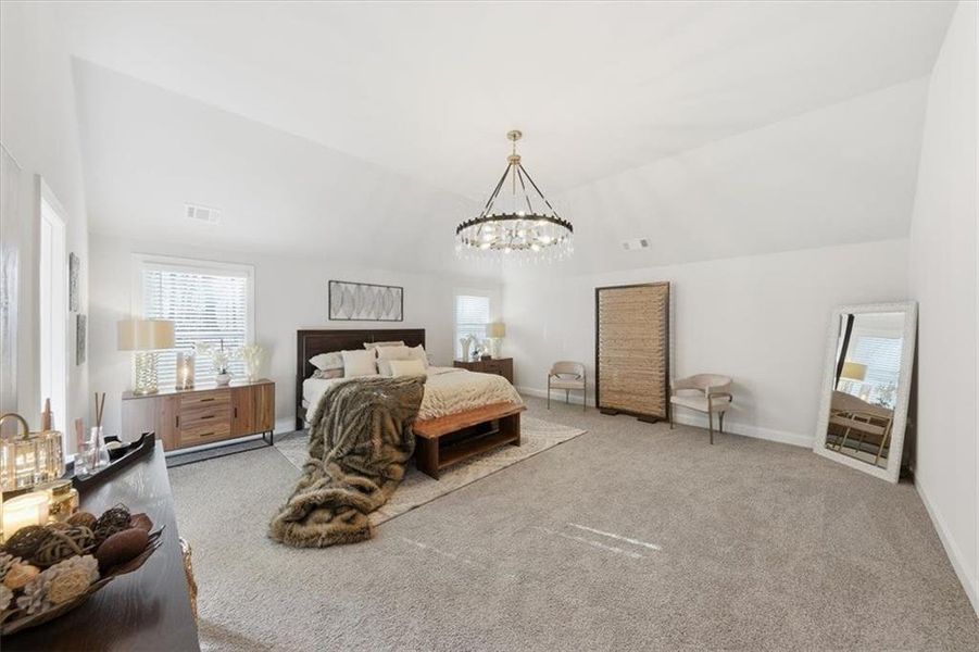 Furnished interior view inside a new home in Nine Oaks, Locust Grove (Image 50).