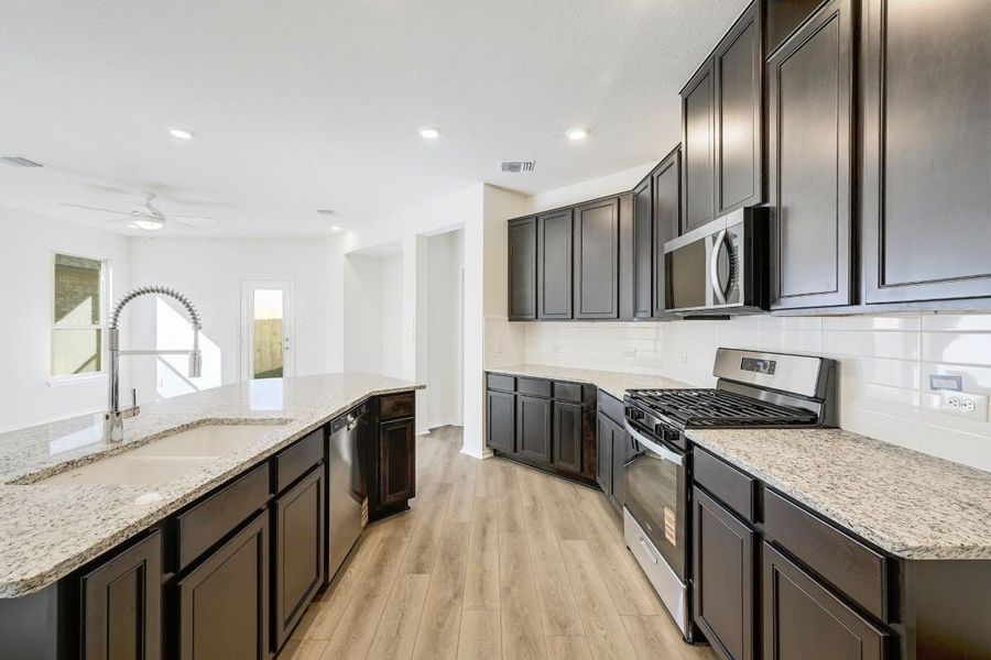 Furnished interior view inside a new home in Salerno - Heritage Collection, Round Rock (Image 5).