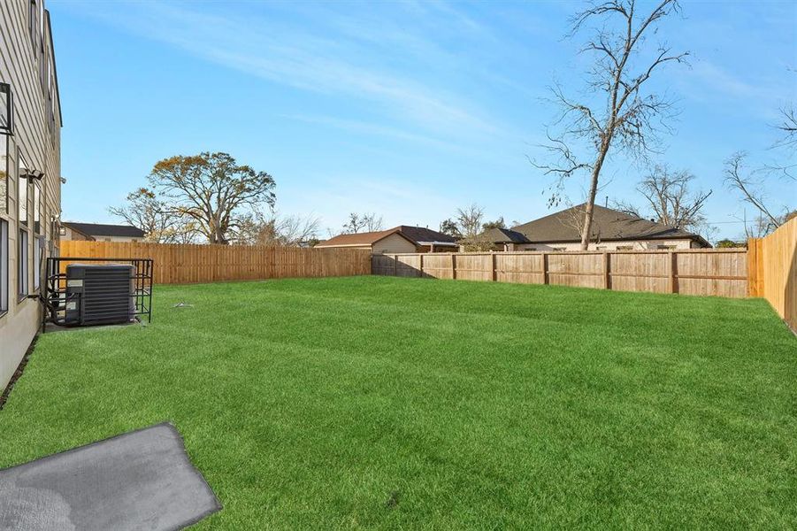 Dividing fence will be built, splitting backyards.