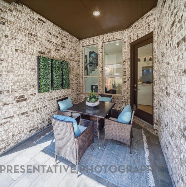 Furnished interior view inside a new home in Bridgeland Central: The Villas, Cypress (Image 10). Furnished interior view inside a new home in Bridgeland Central: The Villas, Cypress (Image 10).