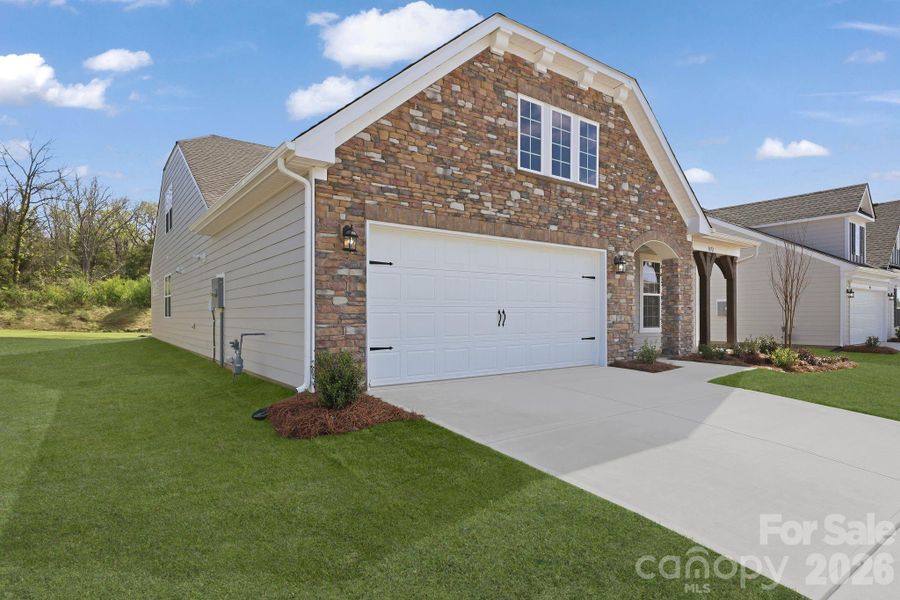 Front exterior of a new home in Roselyn, Lancaster, SC, highlighting curb appeal (Image 17).
