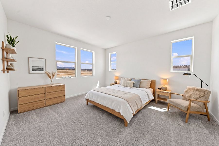 Furnished interior view inside a new home in Montana Vista - Summit, Buckeye (Image 10).
