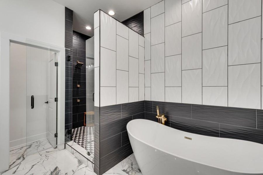 Furnished interior view inside a new home in , Atlanta (Image 9).