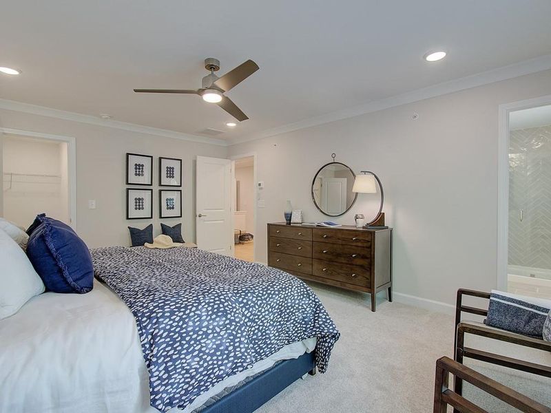 Furnished interior view inside a new home in Bluffs at Bells Ferry, Marietta (Image 30).