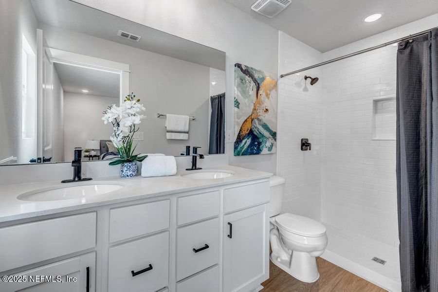 Furnished interior view inside a new home in , Jacksonville (Image 28).