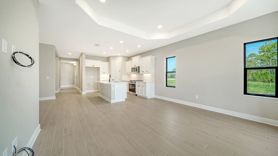 Spacious, unfurnished interior of a new home in Vicenza Real Estate and Homes for Sale in North Venice, FL - Neal Communities, Venice (Image 23).