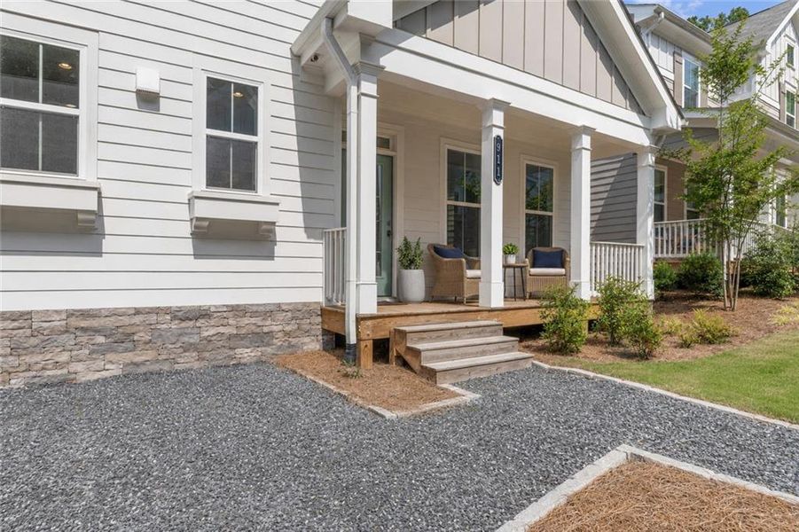 Exterior details and patio area of a home in Parkside, Clarkston (Image 3).