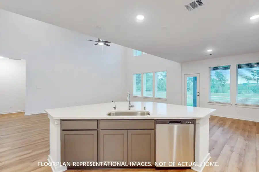 Furnished interior view inside a new home in Lone Star Landing, Montgomery (Image 9). Furnished interior view inside a new home in Lone Star Landing, Montgomery (Image 9).