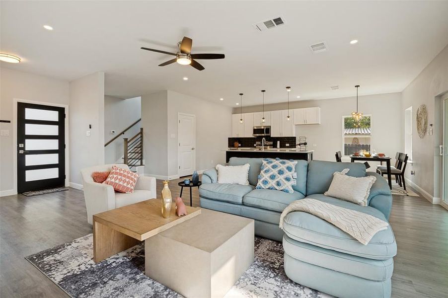 Furnished interior view inside a new home in , Cockrell Hill (Image 9).