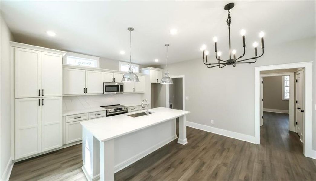 Furnished interior view inside a new home in , Bowdon (Image 7).
