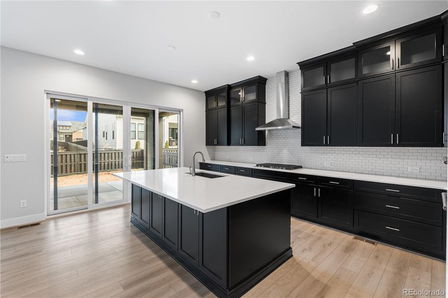 Furnished interior view inside a new home in Reflection at Solstice, Littleton (Image 16).